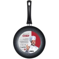 Сковорода алюминий штамп pan BRAVO CHEF 22см б/крышки
