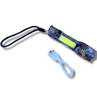 Фонарик ручной на аккумуляторе "USB COB+XPE LED"